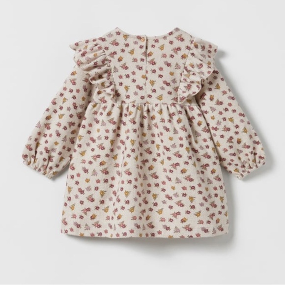 New Zara SOFT TOUCH‎ HERRINGBONE DRESS - Picture 2 of 3